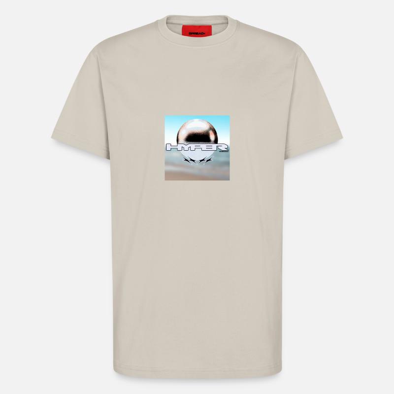Hyper Squared-Light - T-Shirt - made by SPREAD - WARM CLAY