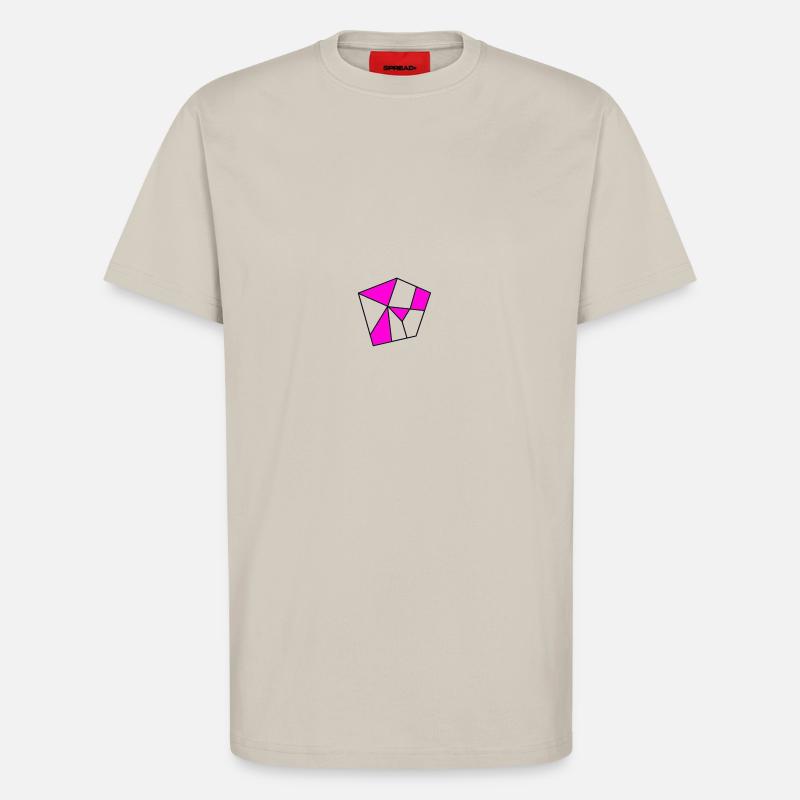 Cooles Fünfeck. Geschenck Idee - T-Shirt - made by SPREAD - WARM CLAY