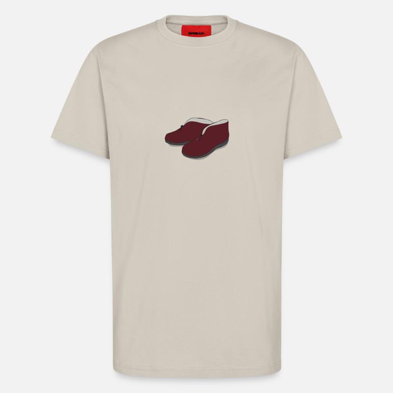 Hausschuhe - T-Shirt - made by SPREAD - WARM CLAY