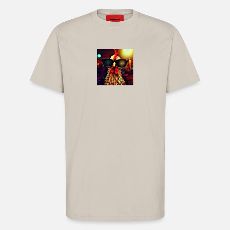 Fancy Chicken I - T-Shirt - made by SPREAD - WARM CLAY