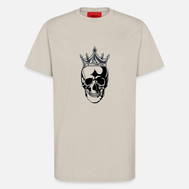 skull king krone - T-Shirt - made by SPREAD - WARM CLAY