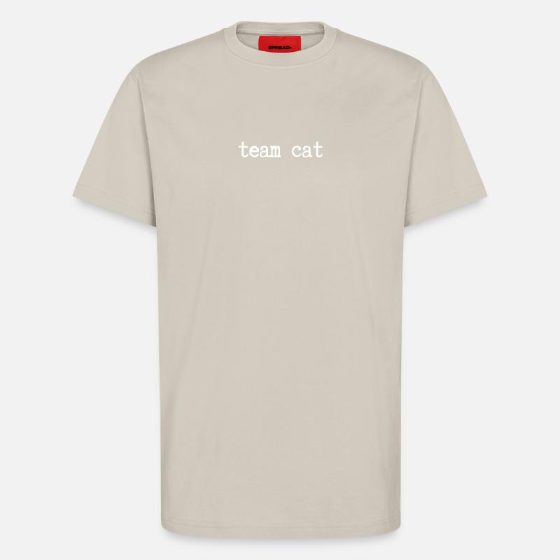Team Katze - T-Shirt - made by SPREAD - WARM CLAY