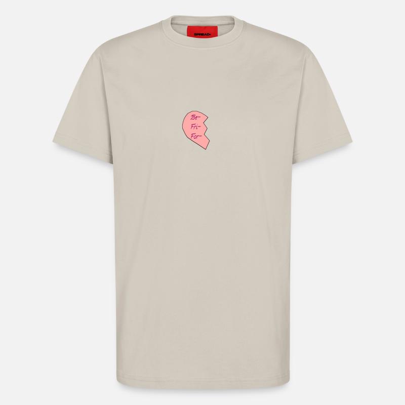 Herz - T-Shirt - made by SPREAD - WARM CLAY