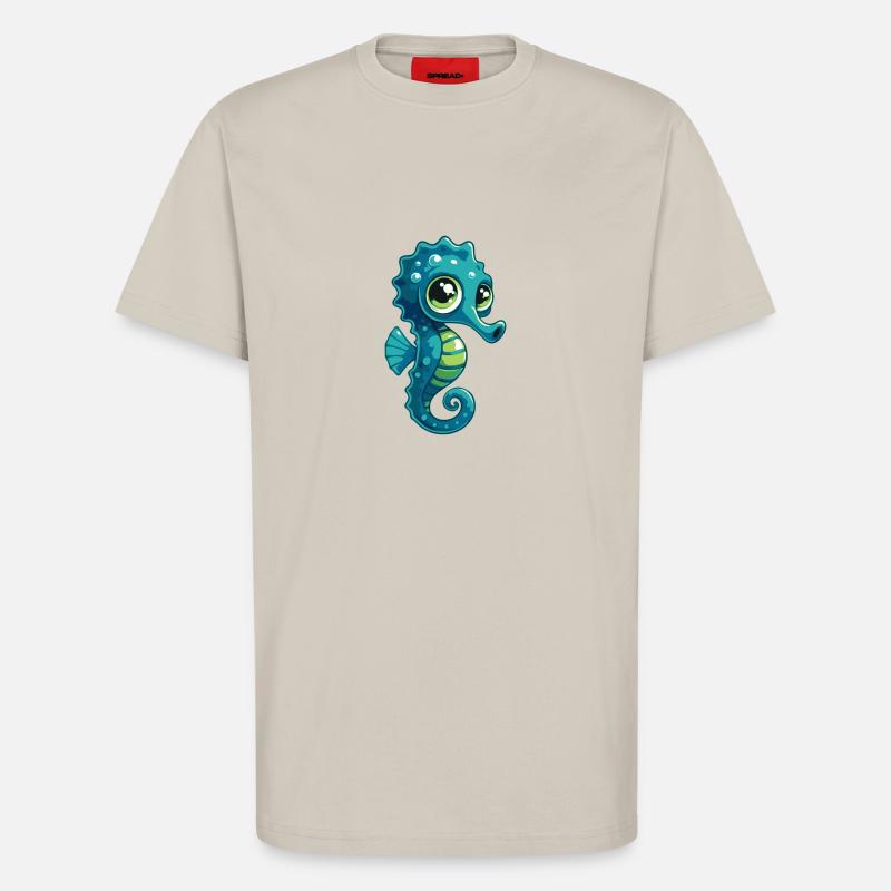 Seepferdchen - T-Shirt - made by SPREAD - WARM CLAY