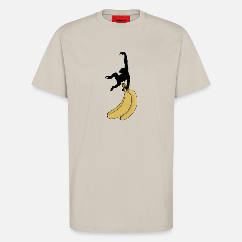 Affe will Banane - T-Shirt - made by SPREAD - WARM CLAY