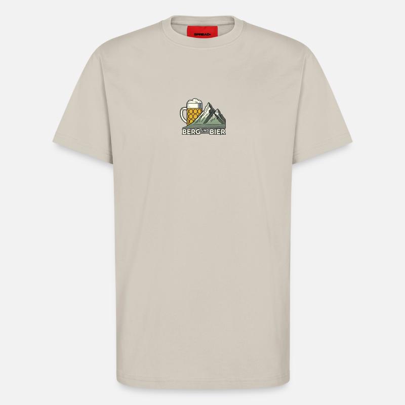 Berg und Bier V1 - T-Shirt - made by SPREAD - WARM CLAY