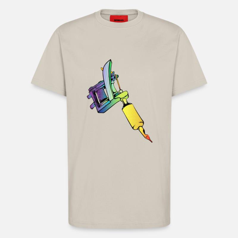 dermograph - T-Shirt - made by SPREAD - WARM CLAY