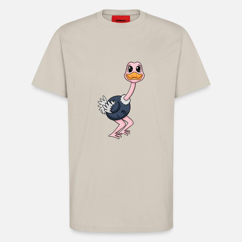 Strauß - T-Shirt - made by SPREAD - WARM CLAY