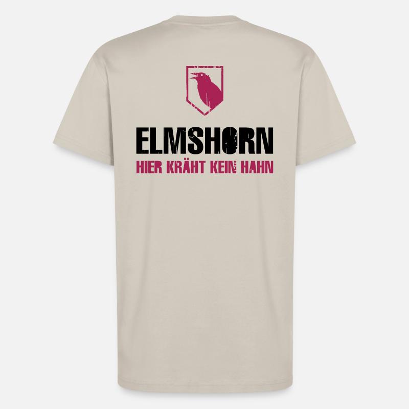Elmshorn Krähe grau-weiß - T-Shirt - made by SPREAD - WARM CLAY