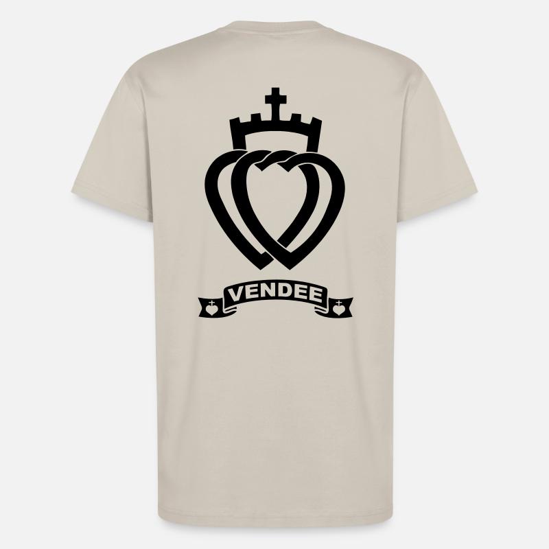 vendeen Herzen - T-Shirt - made by SPREAD - WARM CLAY