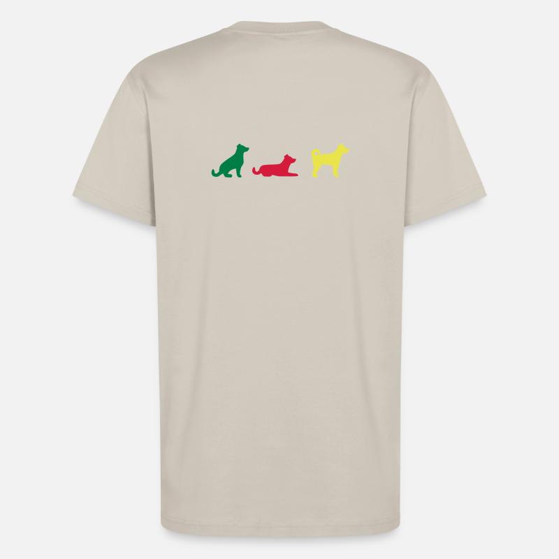 Sit Down Stand - T-shirt bio décontracté fabriqué en UE - WARM CLAY