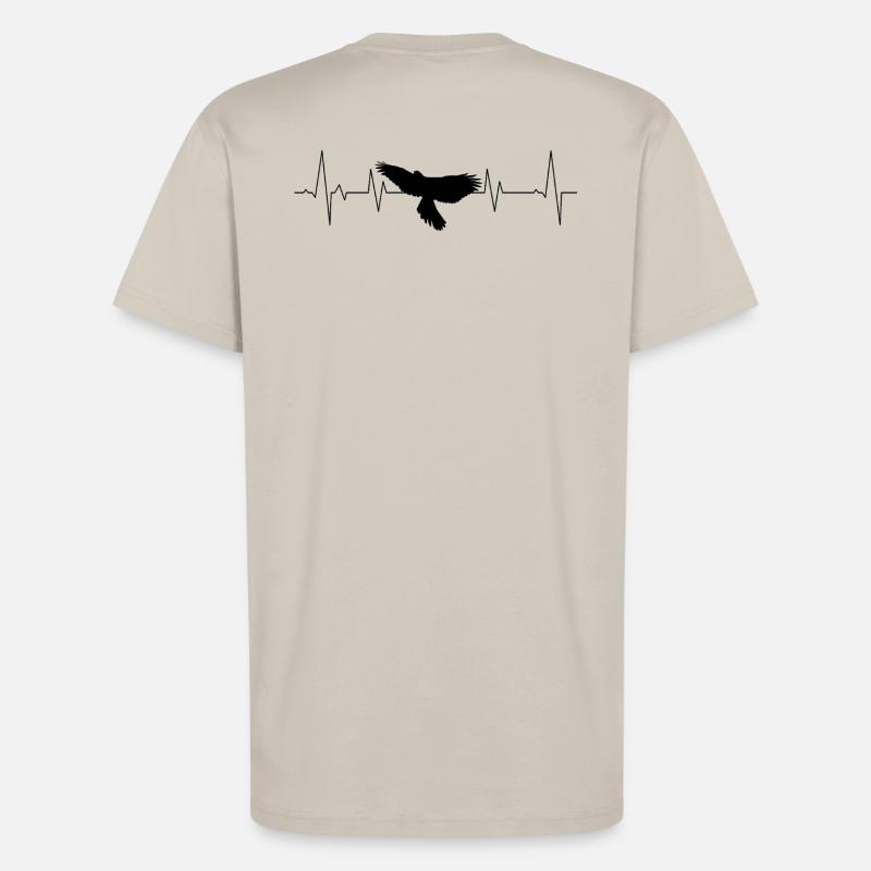 Bald eagle design black - T-Shirt - made by SPREAD - WARM CLAY