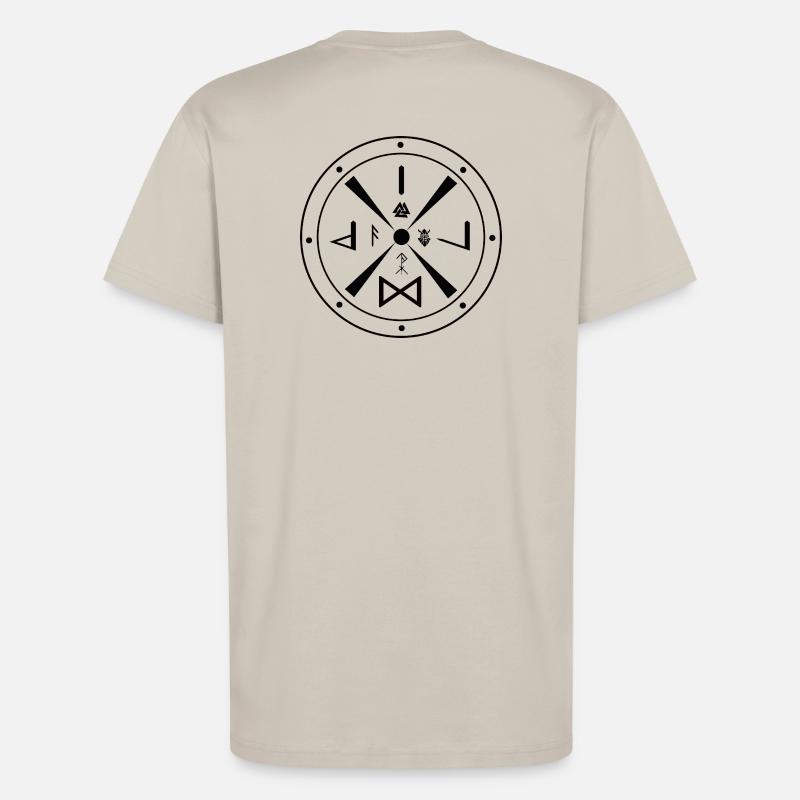 Wikinger Schild- Germanen - T-Shirt - made by SPREAD - WARM CLAY