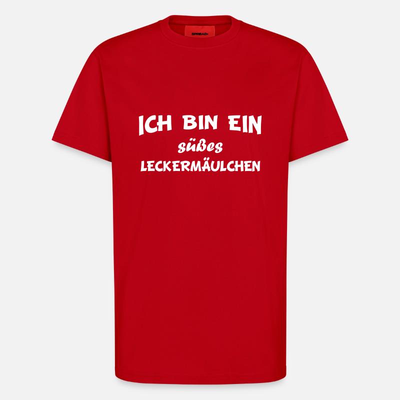 Ich süßes Leckermäulchen - T-Shirt - made by SPREAD - Rot
