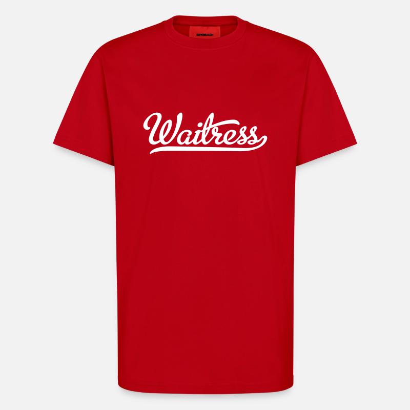 Kellnerin - T-Shirt - made by SPREAD - Rot