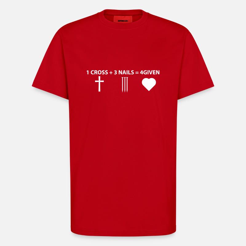 4given Jesus - T-Shirt - made by SPREAD - Rot