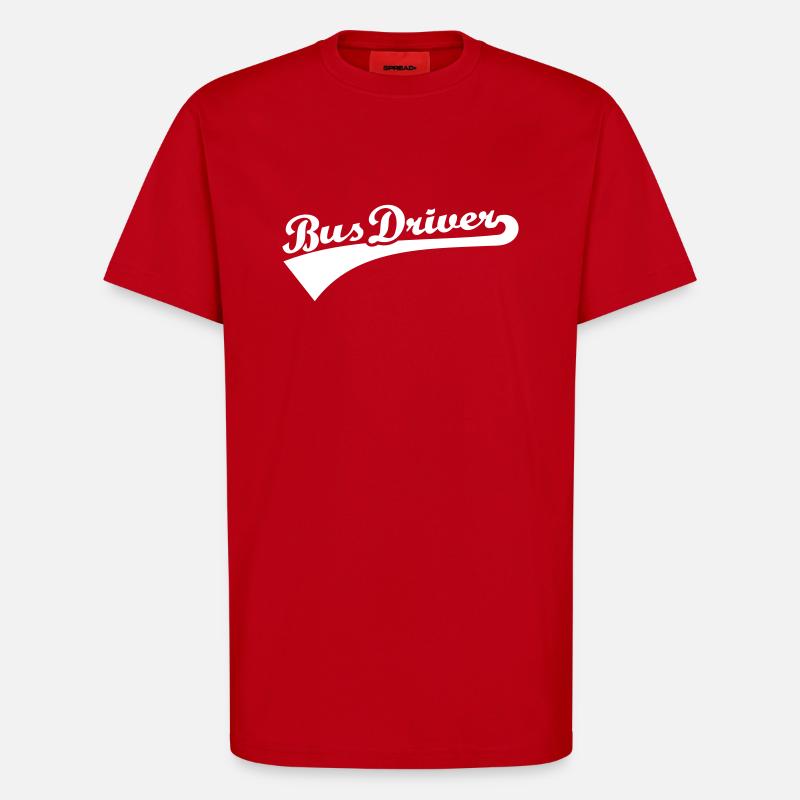 Busfahrer - T-Shirt - made by SPREAD - Rot