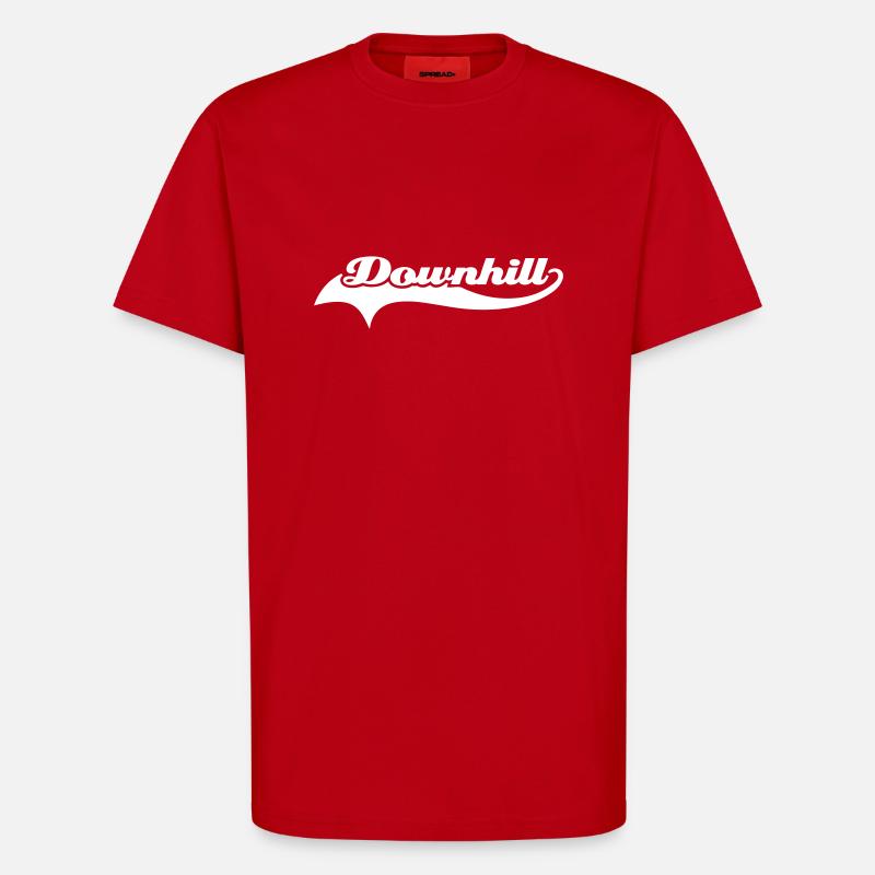Downhill Schweif - T-Shirt - made by SPREAD - Rot
