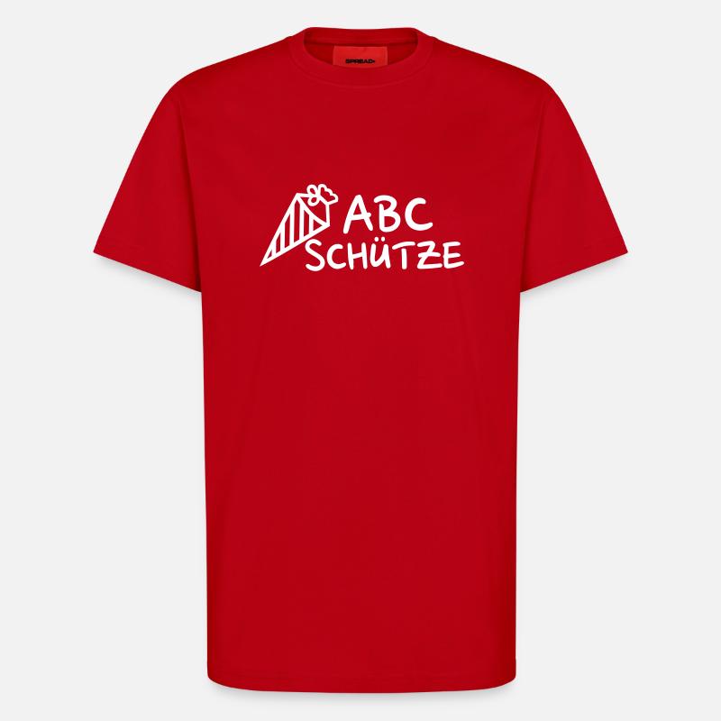 ABC Schütze - T-Shirt - made by SPREAD - Rot