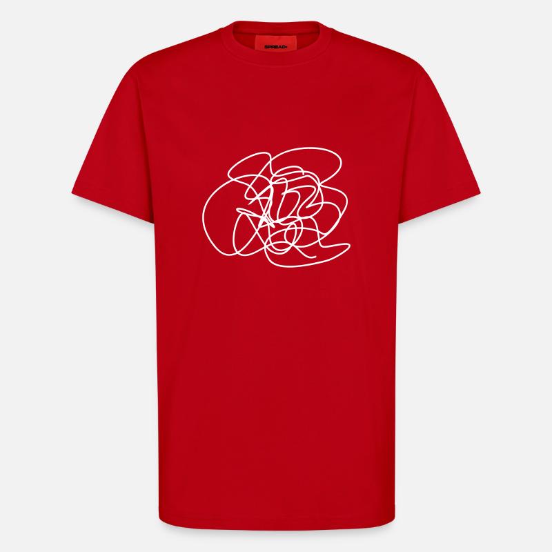 Kringel - T-Shirt - made by SPREAD - Rot