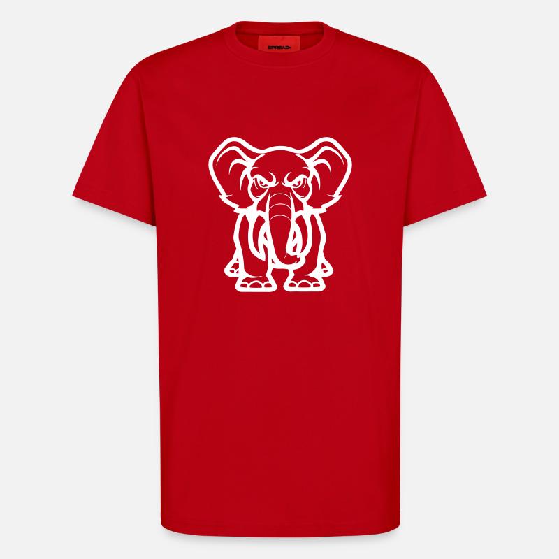 elefant - T-Shirt - made by SPREAD - Rot