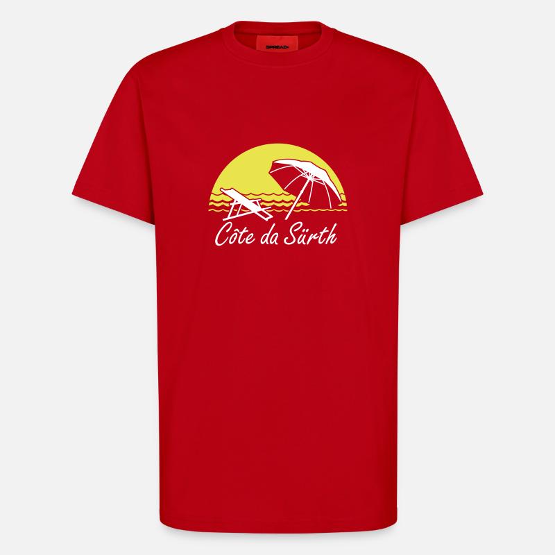 Côte da Sürth - T-Shirt - made by SPREAD - Rot