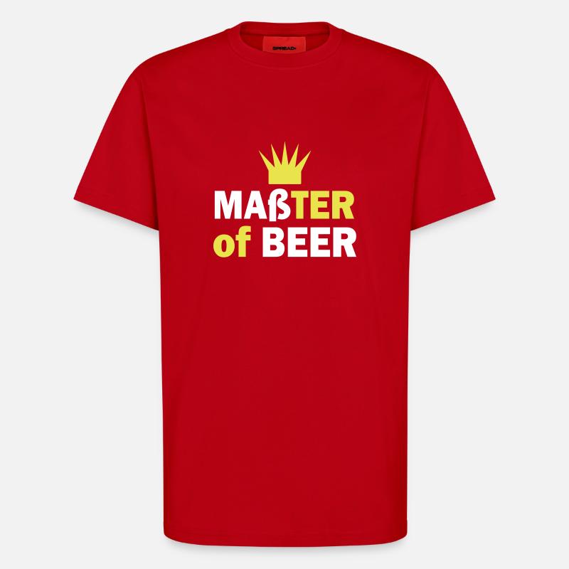 maß bier - T-Shirt - made by SPREAD - Rot