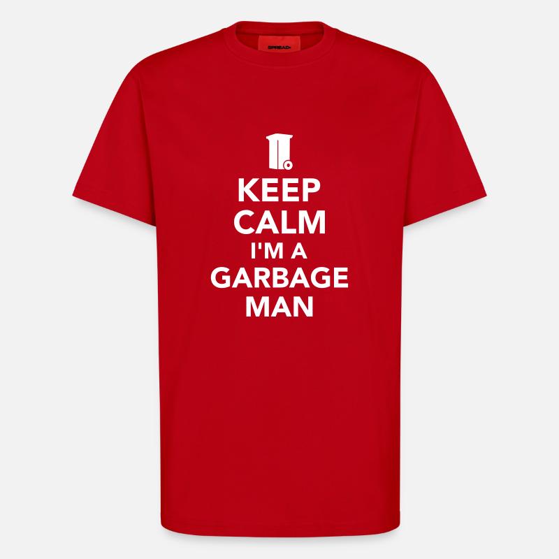 Müllmann - T-Shirt - made by SPREAD - Rot