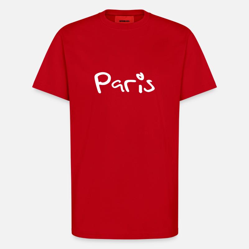 paris - T-Shirt - made by SPREAD - Rot
