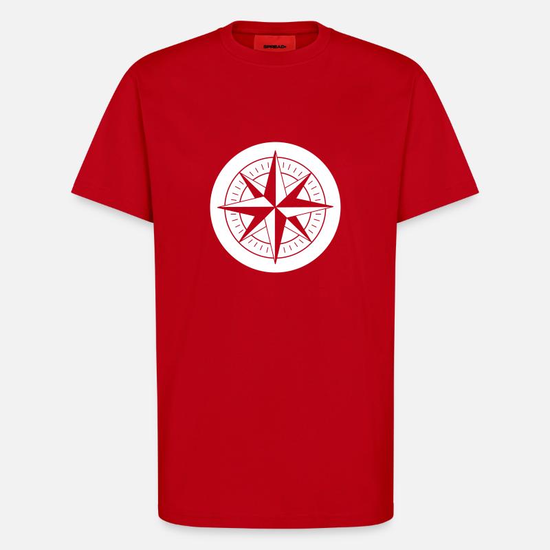 Kompass - T-Shirt - made by SPREAD - Rot