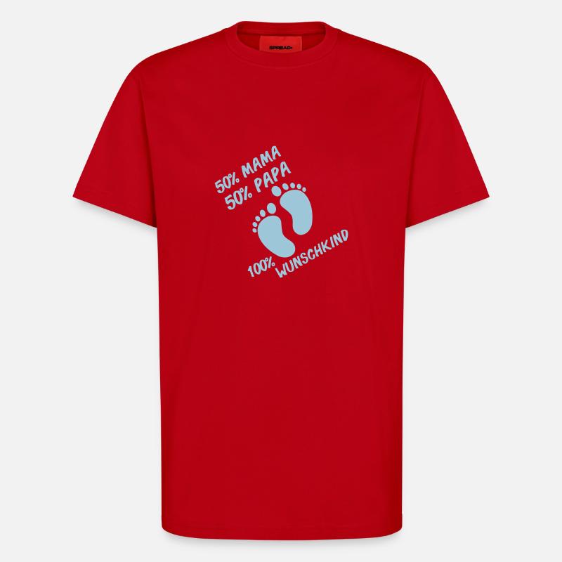100 wunschkind - T-Shirt - made by SPREAD - Rot