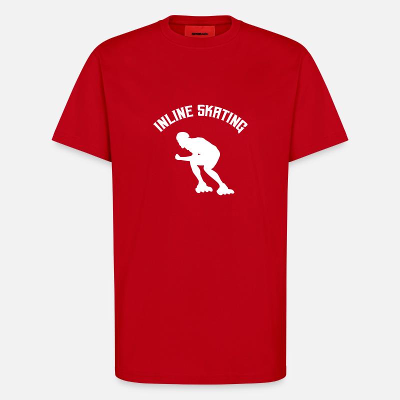 Inline Skating - T-Shirt - made by SPREAD - red