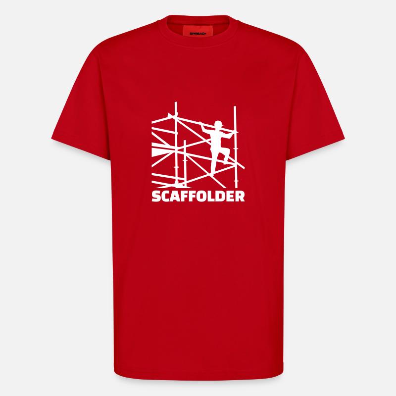 Gerüstbauer - T-Shirt - made by SPREAD - Rot