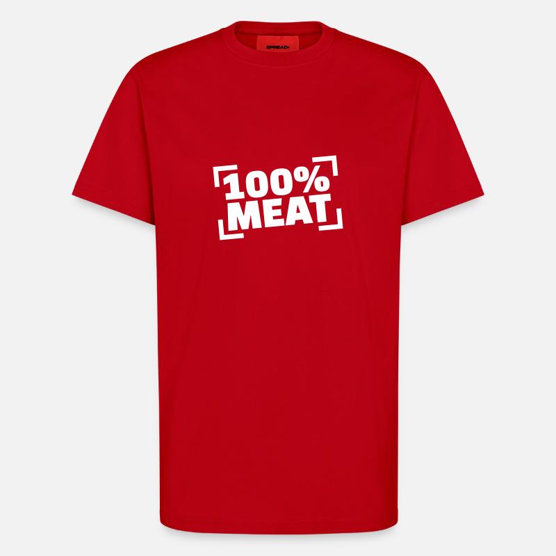 Fleisch - T-Shirt - made by SPREAD - Rot