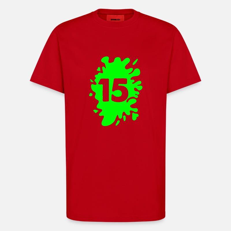 klecks 15 - T-Shirt - made by SPREAD - Rot