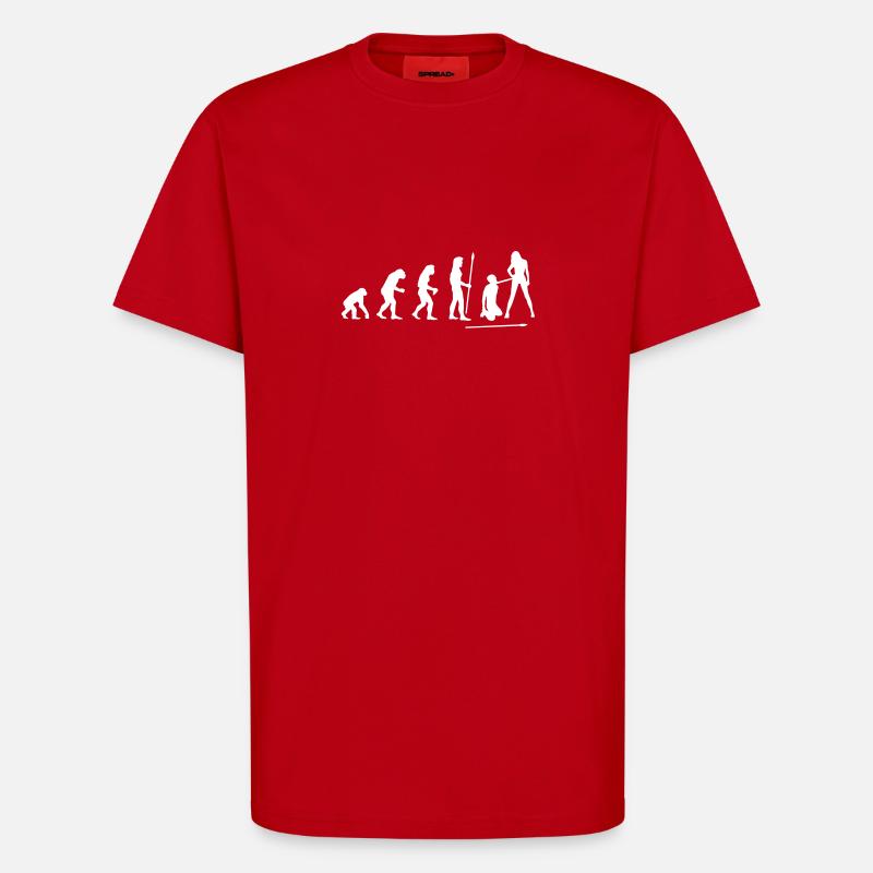 evolution_wedding1 - T-Shirt - made by SPREAD - red