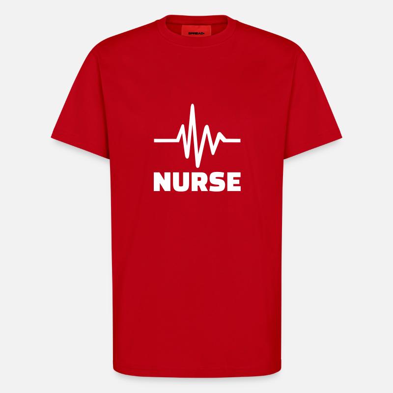 Krankenschwester - T-Shirt - made by SPREAD - Rot