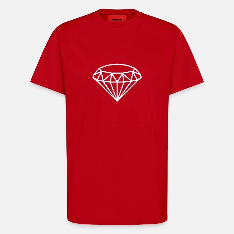 Diamant - T-Shirt - made by SPREAD - Rot