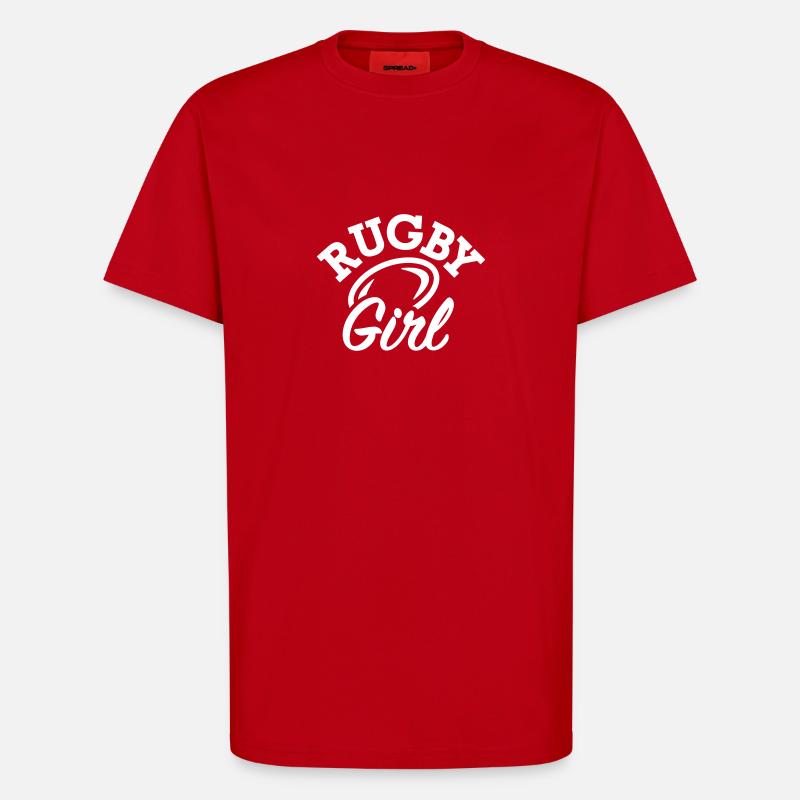 Rugby - T-Shirt - made by SPREAD - red
