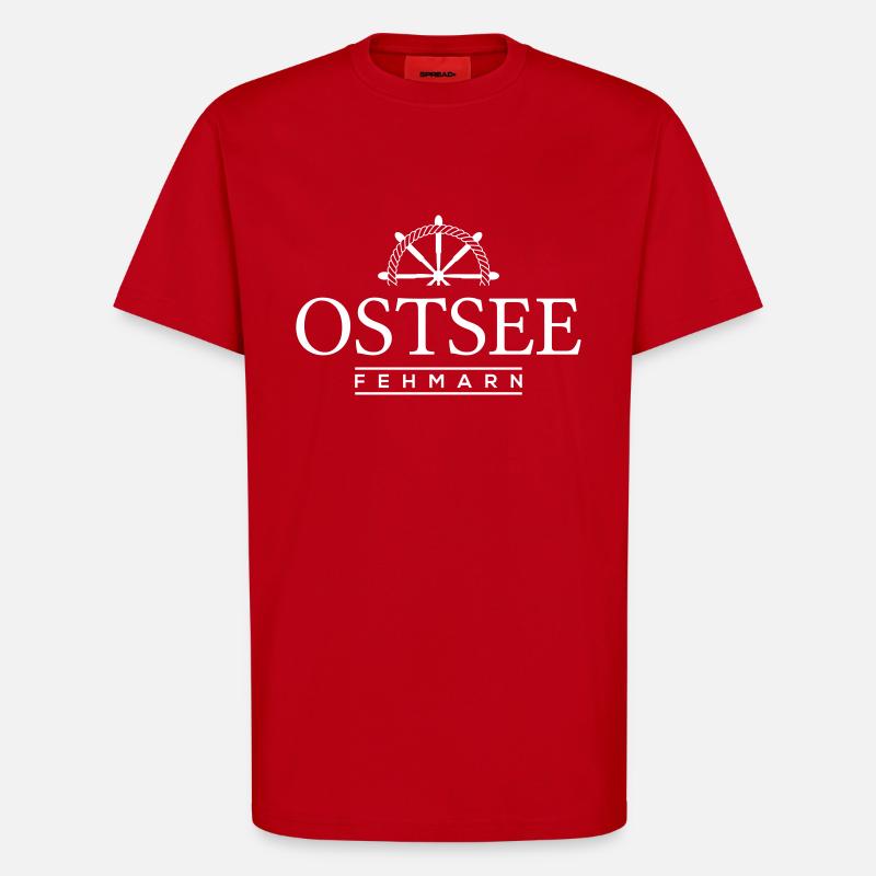 Fehmarn - T-Shirt - made by SPREAD - Rot