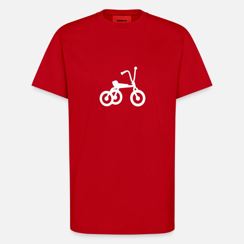 Dreirad Kind - T-Shirt - made by SPREAD - Rot