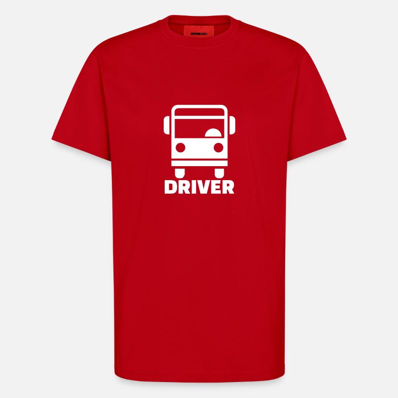 Busfahrer - T-Shirt - made by SPREAD - Rot