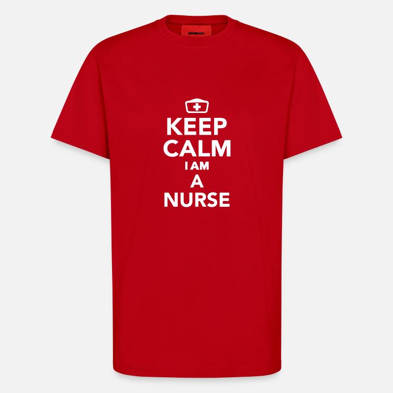 Krankenschwester - T-Shirt - made by SPREAD - Rot