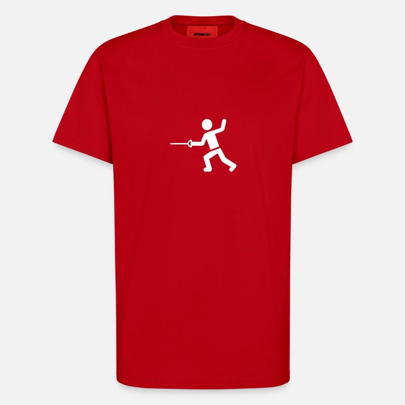 Fechten - T-Shirt - made by SPREAD - Rot