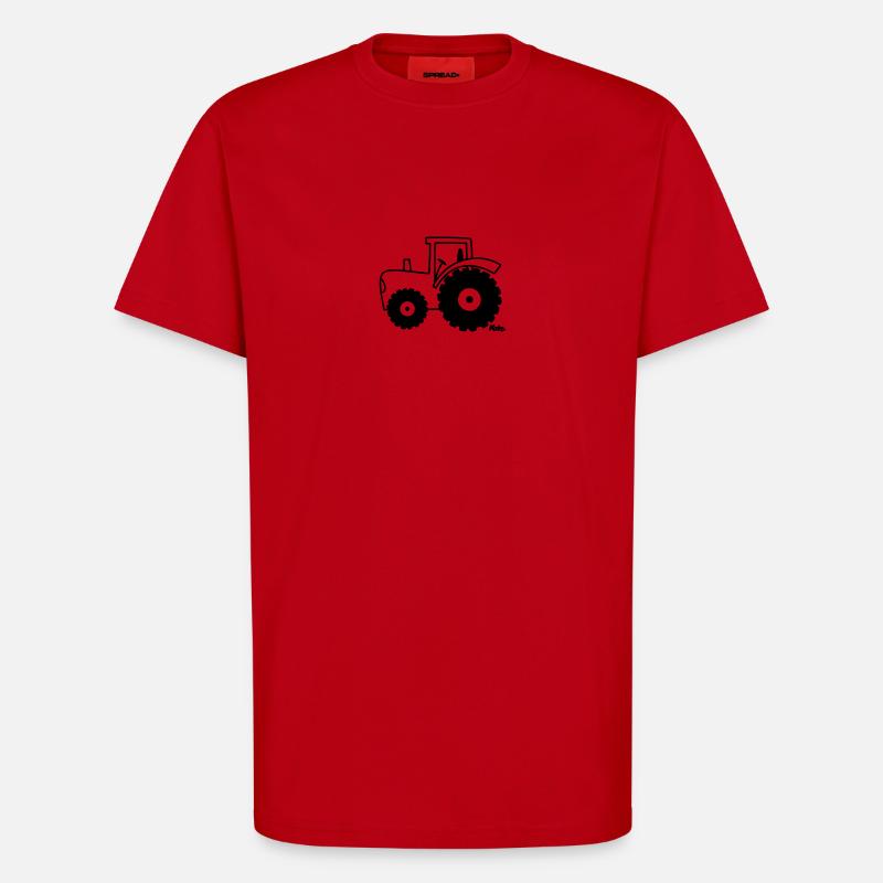 Traktor - T-Shirt - made by SPREAD - Rot