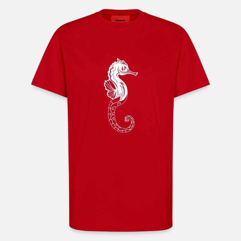 seepferd 01 - T-Shirt - made by SPREAD - Rot