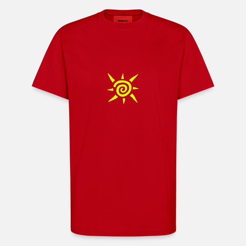 Sonne - T-Shirt - made by SPREAD - Rot