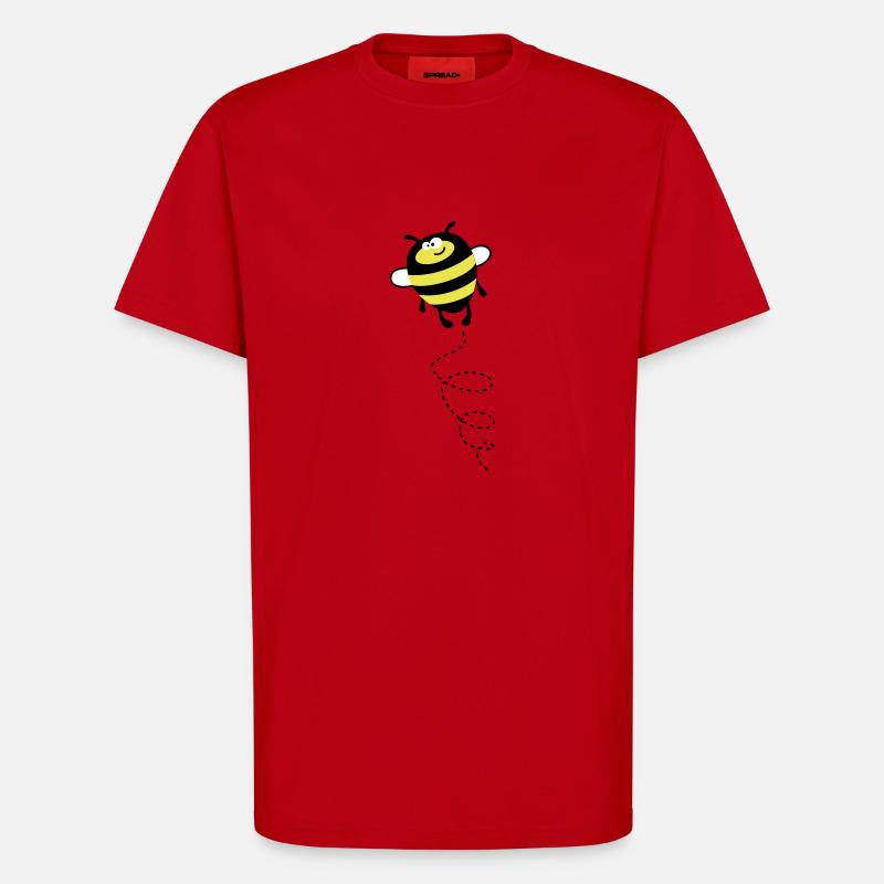Biene – Hummel – Bienchen - T-Shirt - made by SPREAD - Rot