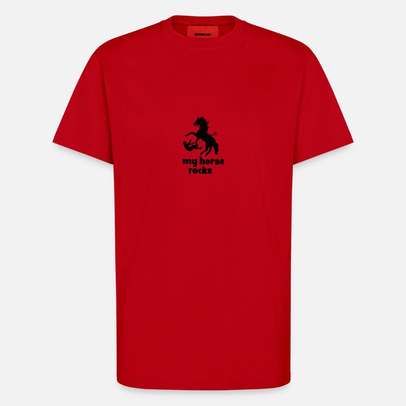Pferd - T-Shirt - made by SPREAD - Rot