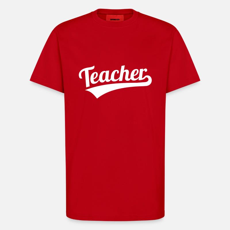 Lehrer - T-Shirt - made by SPREAD - Rot